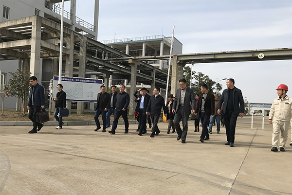 省工信厅副厅长蒋文定一行来中科鑫星新材料 进行调研指导